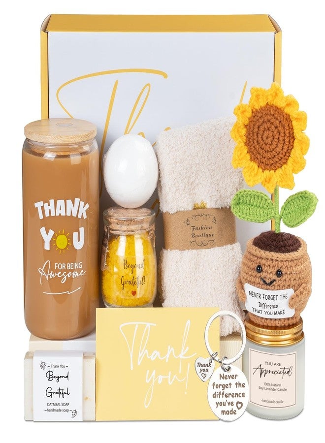 Ithmahco Thank You Gifts For Women, Teacher Appreciation Gift, Employee Appreciations Gift, Thank You Gifts For Coworkers, Friend, Boss, Nurse, Social Worker, Paraprofessional, Thankful For You Box - Image 1